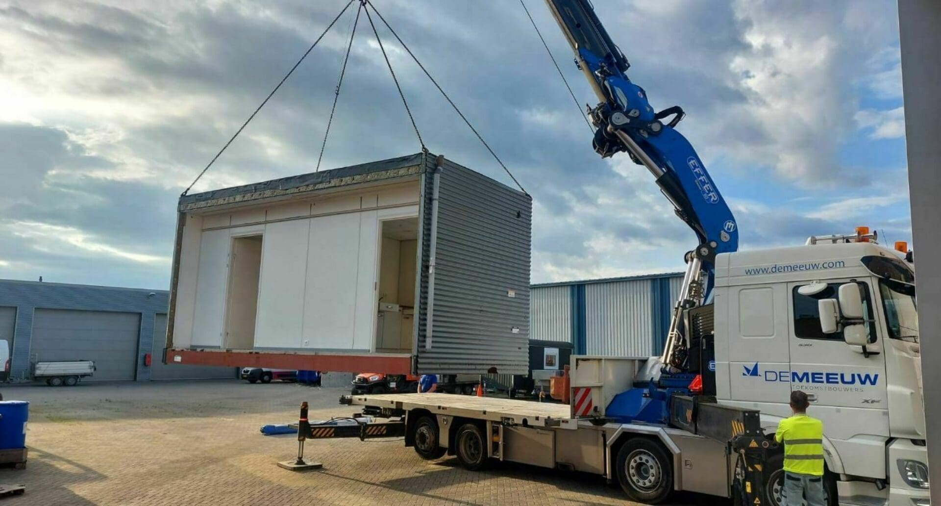 Plaatsing op de werf