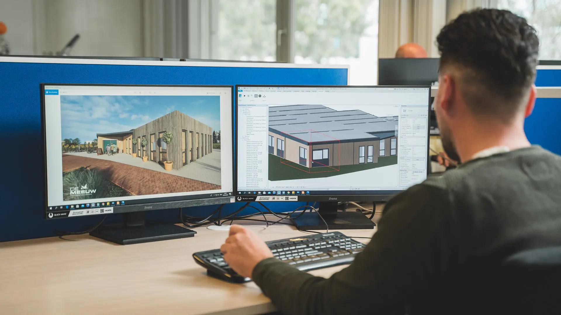 Architect van VDL De Meeuw bekijkt modulaire bouwoplossing