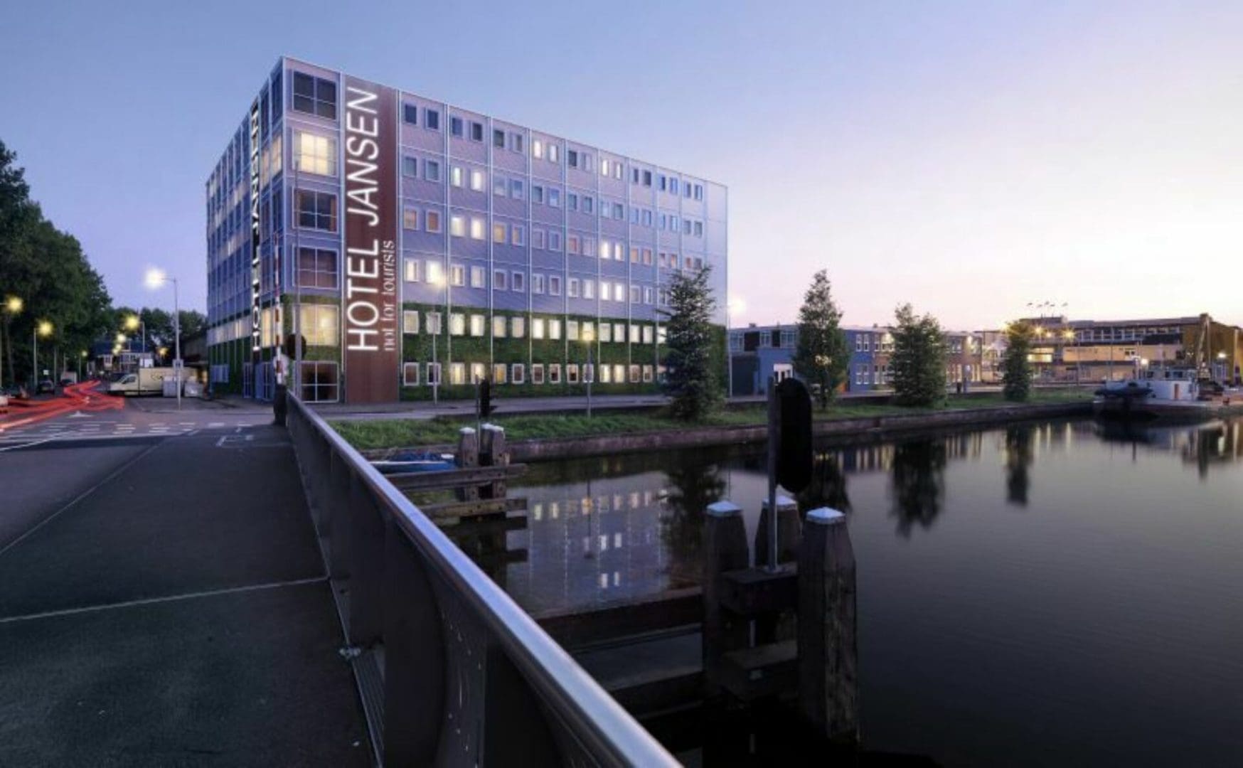 Modulair gebouwd hotel