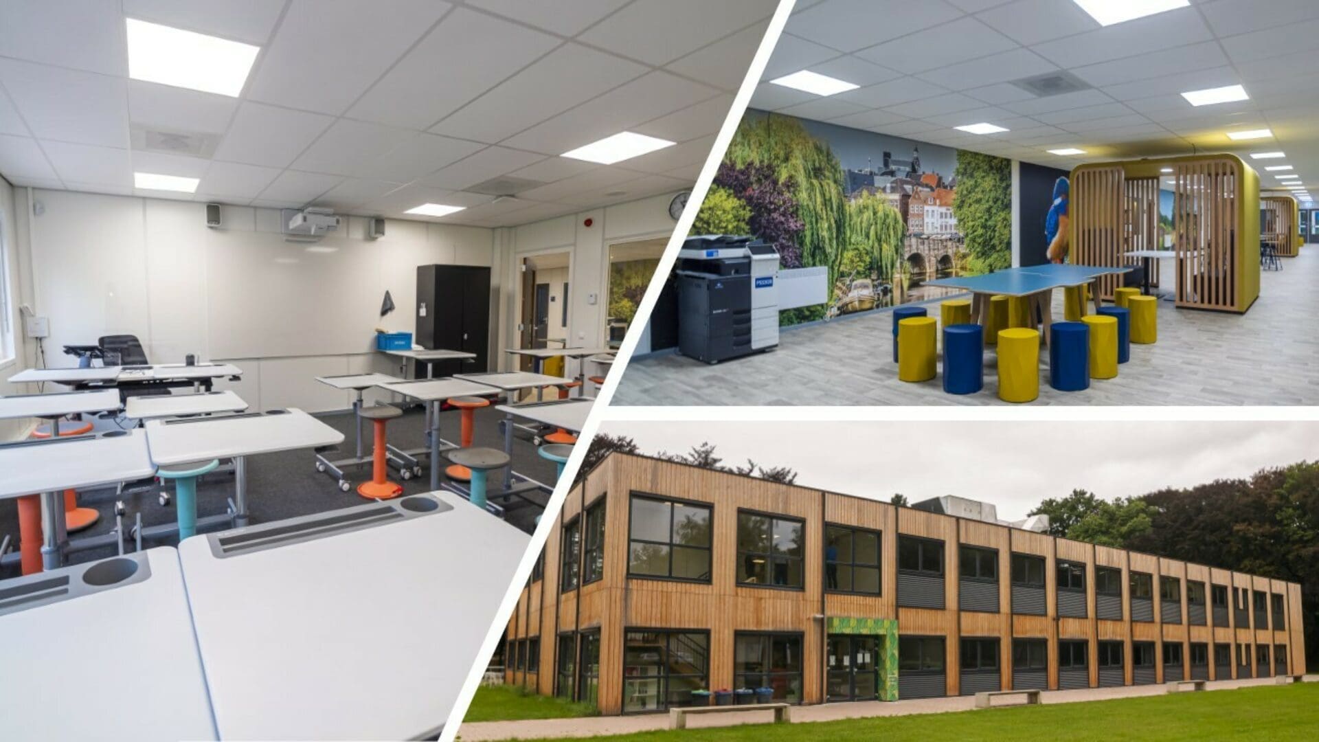 Modulair schoolgebouw