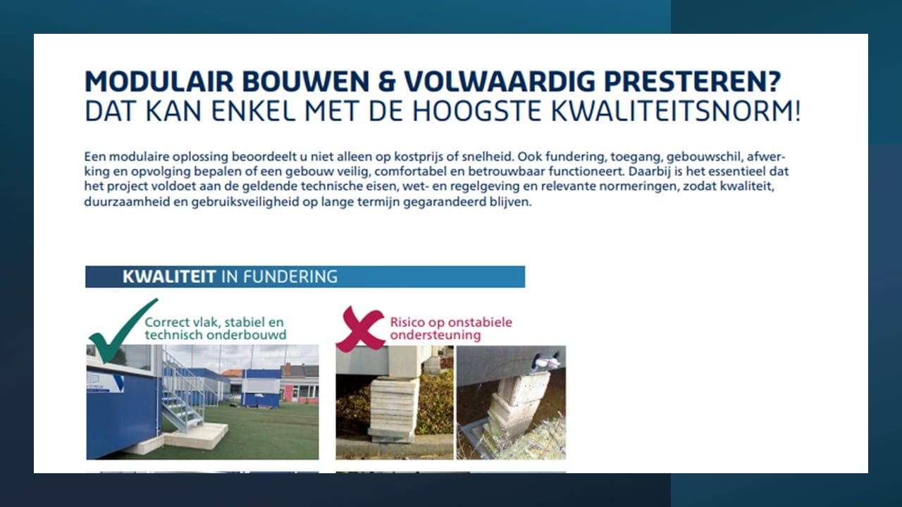 modluair bouwen